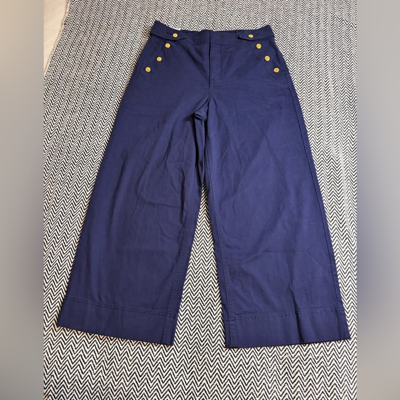 Anne Klein Wide Leg Pants in Blue | Sz 6 | NWT - Picture 5 of 11